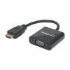 Manhattan Convertidor HDMI Macho - VGA Hembra, Negro