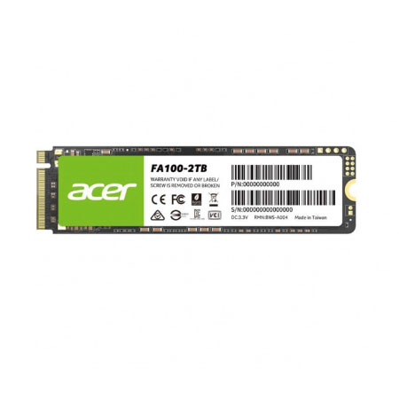SSD Acer FA100 NVMe, 2TB, PCI Express 3.0, M.2
