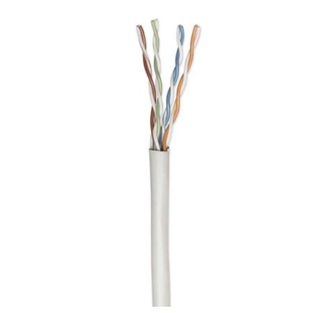 Bobina Cable Intellinet Cat 5e CCA UTP 305m Sólida Color Gris
