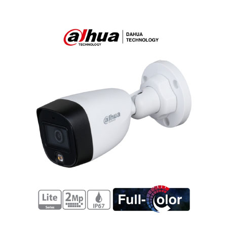 DAHUA HAC-HFW1209C-LED - Cámara Bullet Full Color 1080p