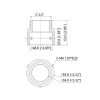 DAHUA PFA110- Adaptador de Montaje para Camaras PTZ SD5