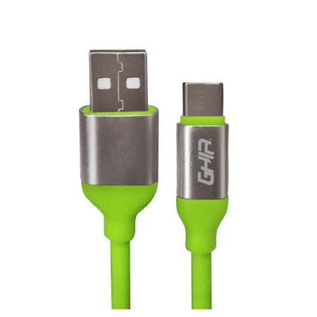 Ghia Cable USB-A Macho - USB-C Macho, 1 Metro, Verde