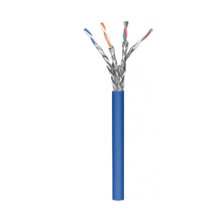 Intellinet Bobina de Cable Cat6a FTP, 305 Metros, Azul