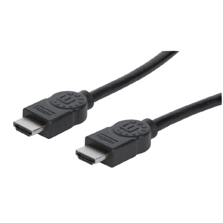 Manhattan Cable HDMI de Alta Velocidad con Canal Ethernet, HDMI Macho