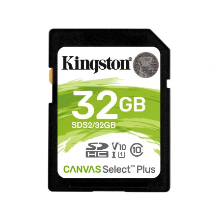 Memoria Flash Kingston Canvas Select Plus, 32GB SDXC UHS-I Clase 10