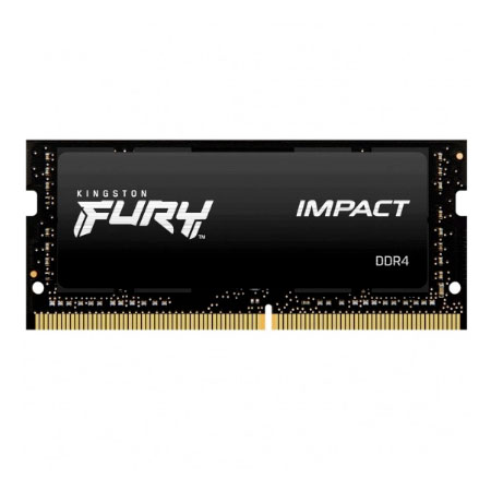 Memoria RAM Kingston FURY Impact DDR4, 3200MHz, 16GB, Non-ECC, CL20, SO-DIMM, XMP