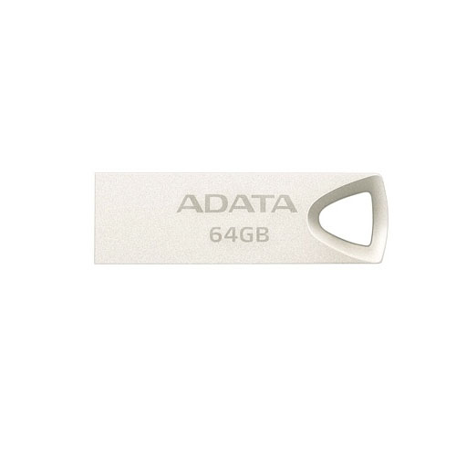 Memoria USB Adata UV210, 64GB, USB 2.0, Dorado Metálico