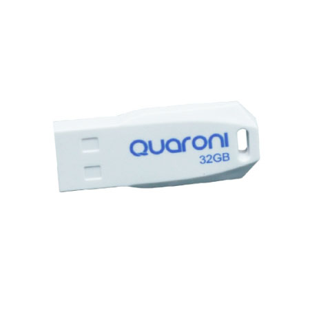 Memoria USB Quaroni QU-02, 32GB, USB 2.0, Plata