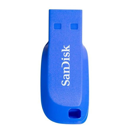 Memoria USB SanDisk Cruzer Blade, 16GB, USB 2.0, Azul