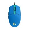 Mouse Gamer Logitech Óptico G203 LightSync, Alámbrico, USB, 8000DPI, Azul