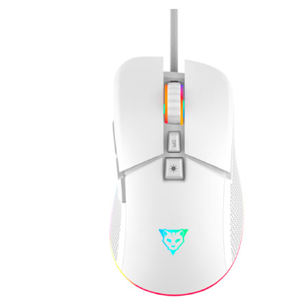 Mouse Gamer Ocelot Gaming Óptico White Pearl, Alámbrico, USB, 7200DPI, Blanco