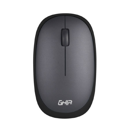 Mouse Ghia Óptico GM150, Inalámbrico, USB-A, 800DPI, Negro