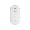 Mouse Logitech Óptico Pebble M350, Inalámbrico, Bluetooth, 1000DPI, Blanco