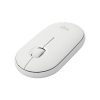 Mouse Logitech Óptico Pebble M350, Inalámbrico, Bluetooth, 1000DPI, Blanco