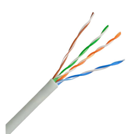 SAXXON OUTPCAT5E - Bobina de Cable UTP Cat5e 100% Cobre/ 305 Metros/ Color Gris/ Uso Interior/ 4 Pares/ Soporta Pruebas de Fluke Test/ Ideal para Cableado de Redes y Video/