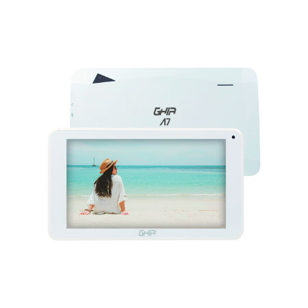 Tablet Ghia A7 7", 16GB, Android 11 Go, Blanco