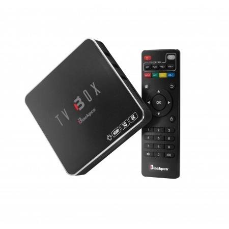 BLACKPCS TV BOX EO104K-BL, WIFI, HDMI, RJ-45, ANDROID 5.1, NEGRO