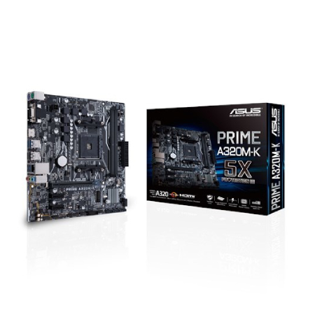 TARJETA MADRE ASUS MICRO ATX MB PRIME A320M-K, S-AM4, AMD A320, HDMI, 32GB DDR4 PARA AMD