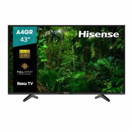TELEVISOR HISENSE A4GR 43" FHD SMART TV ROKU/WI-FI CONTROL APP SMARTPHONE HDMI/USB