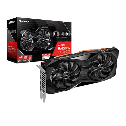 ASROCK AMD RADEON RX 6700 XT CHALLENGER D, 12GB 192-BIT GDDR6, PCI EXPRESS 4.0