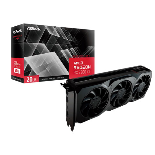 TARJETA DE VIDEO ASROCK AMD RADEON RX 7900 XT, 20GB 320-BIT GDDR6, PCI EXPRESS X16 4.0
