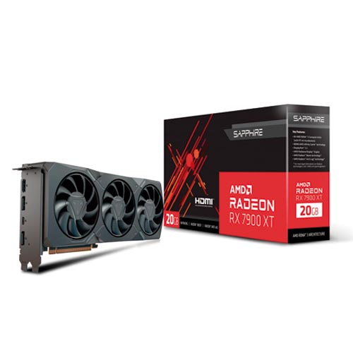 TARJETA DE VIDEO SAPPHIRE AMD RADEON RX 7900 XT, 20GB 320-BIT GDDR6, PCI EXPRESS 4.0 X16