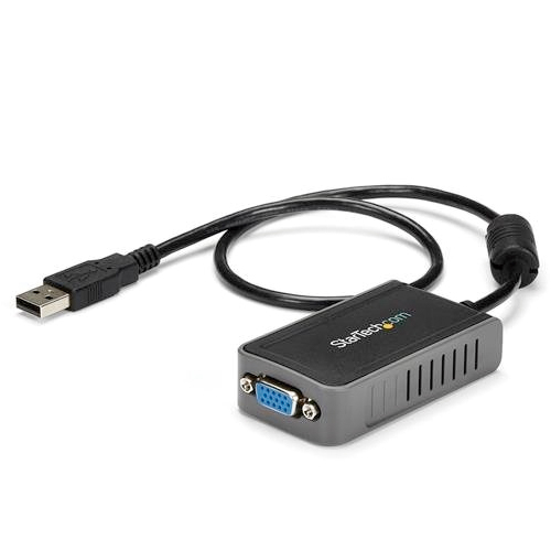 StarTech.com USB2VGAE2 Adaptador de Video Externo USB a VGA, Tarjeta de Video Externa Cable, 1440 x 900 Pixeles