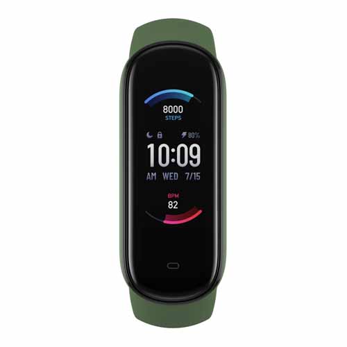 SMARTWATCH AMAZFIT BAND 5, TOUCH, BLUETOOTH 5.0, ANDROID/IOS, VERDE - RESISTENTE AL AGUA, S2005OV2N