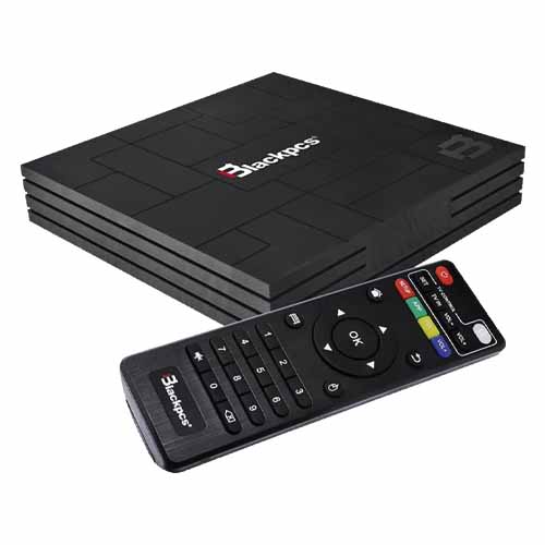 TV BOX BLACKPCS 4K SMALL PLUS BT EO404K-BL 2GB RAM/16GB INT/WIFI QC, B07P14M5X5