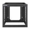 RACK ABIERTO MANHATTAN 19'' PARA MONTAJE EN PARED, HASTA 40KG, 9U, NEGRO, 716048