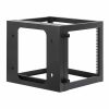 RACK ABIERTO MANHATTAN 19'' PARA MONTAJE EN PARED, HASTA 40KG, 9U, NEGRO, 716048