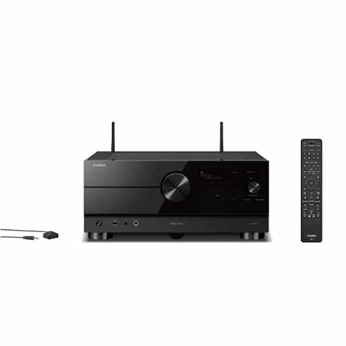 RECEPTOR AV YAMAHA RX-A4A PARA HOME CINEMA, 7.2 CANALES, DOLBY, 8K, HDMI, WIFI, BLUETOOTH, NEGRO, COMPATIBLE CON AIRPLAY, RX-A4A