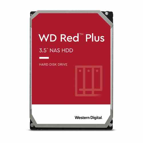 DISCO DURO PARA NAS WESTERN DIGITAL WD RED PLUS 3.5", 10TB, SATA III, 6 GBIT/S, 7200RPM, 256 MB CACHÉ, WD101EFBX