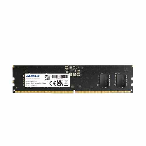 MEMORIA RAM ADATA AD5U48008G-S DDR5, 4800MHZ, 8GB, ECC, CL40, AD5U48008G-S