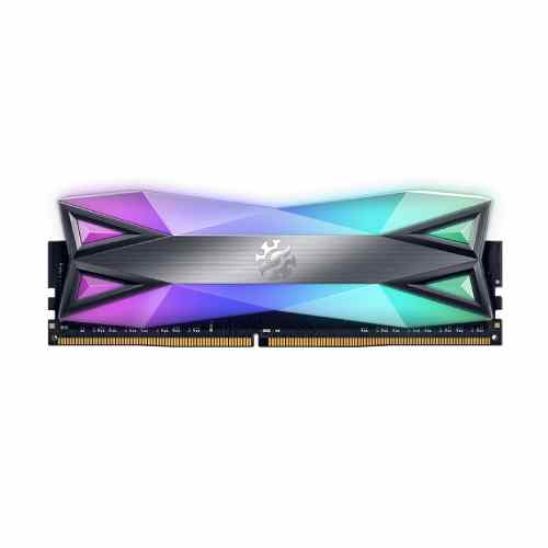 MEMORIA RAM XPG SPECTRIX D60G DDR4, 3200MHZ, 16GB, NON-ECC, CL16, XMP, AX4U320016G16A-ST60