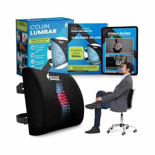 Basics Cojín de asiento de espuma viscoelástica para silla de  oficina, color negro