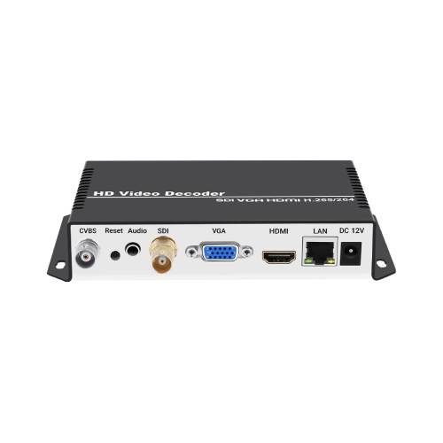 URAYCODER H.265 H.264 SDI HDMI VGA CVBS IP VIDEO STREAMING DECODIFICADOR HD IPTV PARA DECODIFICAR CÁMARA IP STREAM RTMP M3U8 RTSP UDP SRT A SDI HDMI, UHSCVD265-1-4K