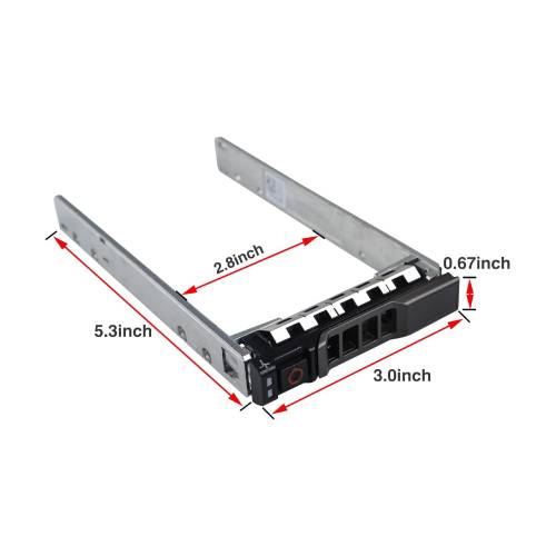 3.5" SAS/SATA Hot Swap Tray Caddy – F238F 0G302D – For Dell PowerEdge R720 R710 R520