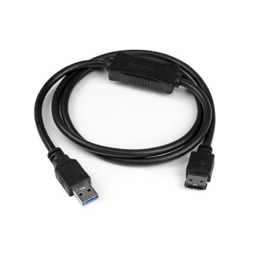 CABLE USB 3.0 - ESATA STARTECH.COM PARA DISCO DURO O SSD, SATA 6GBPS, 91CM, USB3S2ESATA3