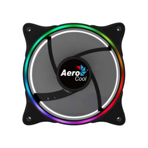 Ventilador Aerocool Eclipse 12 RGB, 120mm, 1200RPM, Negro SKU: ECLIPSE 12