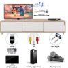 REPRODUCTOR DE DVD MAITE, CONEXIÓN HDMI Y RCA, REPRODUCTORES DE DVD LIBRES DE REGIÓN PARA TV, CON DISEÑO DE ENTRADA DE MICRÓFONOUSB, SISTEMA NTSCPAL, VIENE CON CABLE HDMI Y RCA Y CONTROL REMOTO