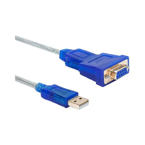 CABLE ADAPTADOR USB A SERIE HEMBRA DB9 RS232 A USB 2.0 CON CHIP PROLIFIC PL2303 WINDOWS 11 10 8 7 MAC LINUX