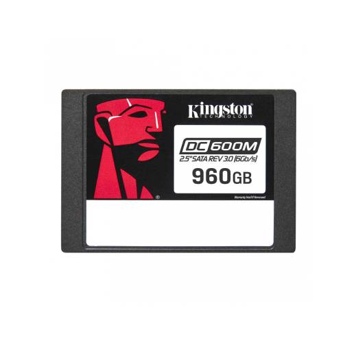 SSD PARA SERVIDOR KINGSTON DC600M, 960GB, SATA III, 2.5'', 7MM ― PARA SU USO EN SERVIDOR REQUIERE SNA-BR2/35, SEDC600M/960G