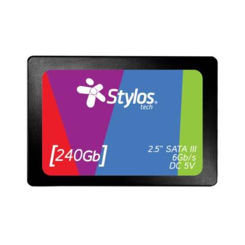 UNIDAD DE ESTADO SOLIDO SSD STYLOS STMSSD2B, 240GB, SATA III, 2.5", 7MM, STMSSD2B