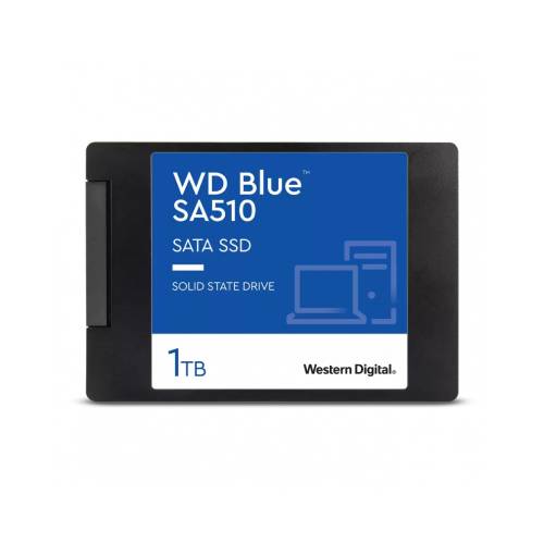 UNIDAD DE ESTADO SOLIDO SSD WESTERN DIGITAL WD BLUE SA510, 1TB, SATA III, 2.5'', 7MM, WDS100T3B0A