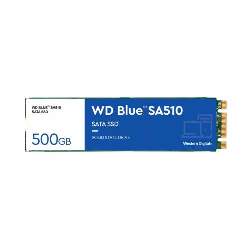 UNIDAD DE ESTADO SOLIDO SSD WESTERN DIGITAL WD BLUE SA510, 500GB, SATA III, M.2, WDS500G3B0B
