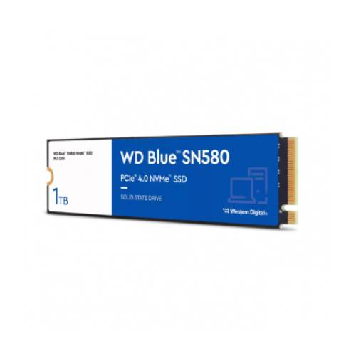 UNIDAD DE ESTADO SÓLIDO SSD WESTERN DIGITAL WD BLUE SN580 NVME, 1TB, PCI EXPRESS 4.0, M.2, WDS100T3B0E