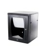 GABINETE LINKEDPRO PARA MONTAJE EN PARED, 12 UNIDADES DE RACK, DE 19IN, PUERTA DE CRISTAL TEMPLADO, FABRICADO EN ACERO, SR-1912-GFPR2