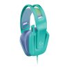 AUDÍFONOS GAMER LOGITECH G335 PARA PC XBOX PS4 NINTENDO SWITCH, ALÁMBRICO, 3.5MM, MENTA, 981-001023