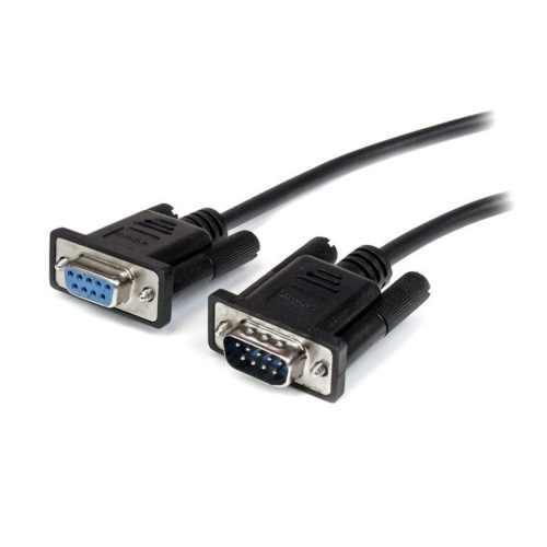 CABLE SERIAL STARTECH.COM RS-232 DB-9 MACHO - DB-9 HEMBRA, 2 METROS, NEGRO, MXT1002MBK